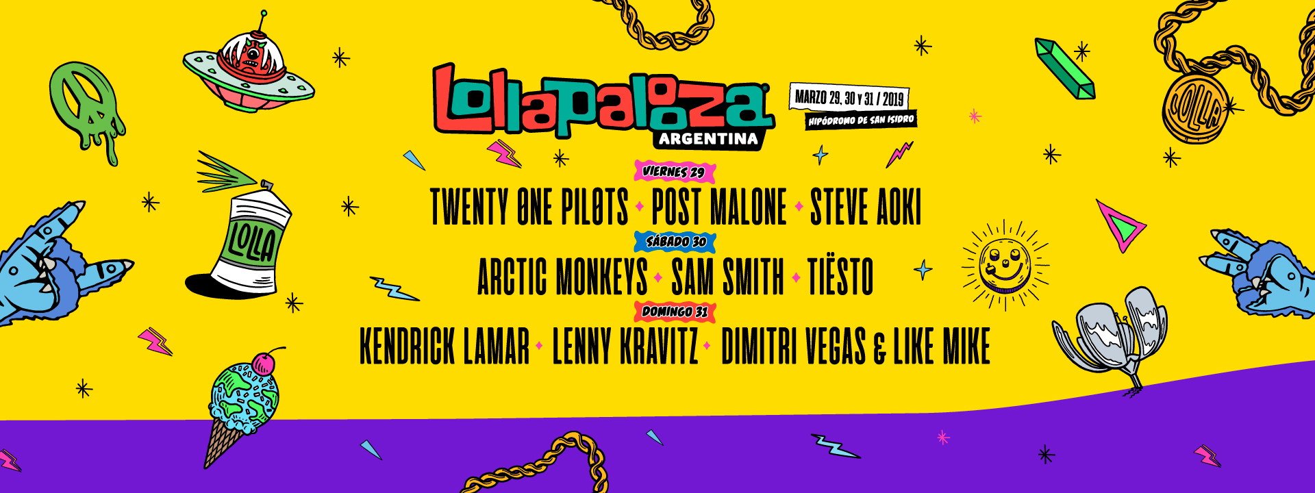 LOLLAPALOOZA Argentina anuncia su sexta edición en 2019